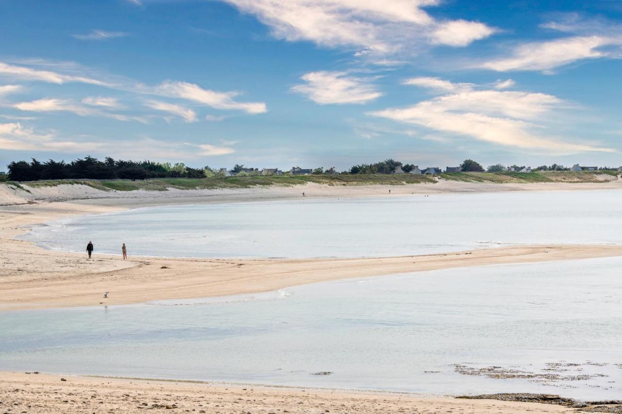 Studio Vue Mer 15M De La Plage Plobannalec Eksteriør bilde